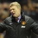 David Moyes saw his Manchester United side lose to Sunderland in the League Cup semi-final first leg